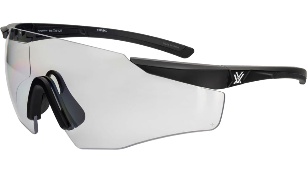 Vortex RangePoint Glasses, Black/Clear, ERP-BKC