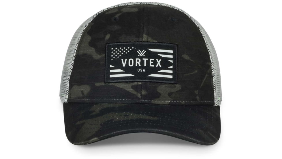 Vortex Rank and File Cap - Mens, Black Camo, OSFM, 222-26-BCA