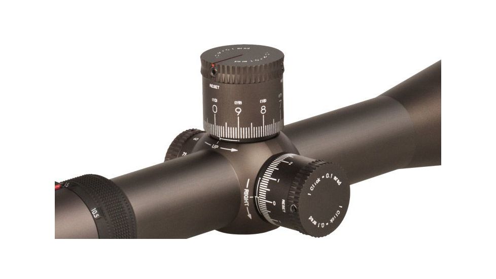 Vortex Razor HD 5-20x50 mm Rifle Scope, 35 mm Tube, First Focal Plane, Stealth Shadow, Hard Anodized, Red EBR-2B MRAD Reticle, MOA Adjustment, RZR-52006