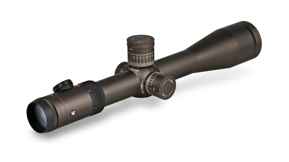 Vortex Razor HD 5-20x50mm Rifle Scope, 35mm Tube, First Focal Plane, Stealth Shadow, Hard Anodized, Red EBR-2B MRAD Reticle, MOA Adjustment, Multi, RZR-52006