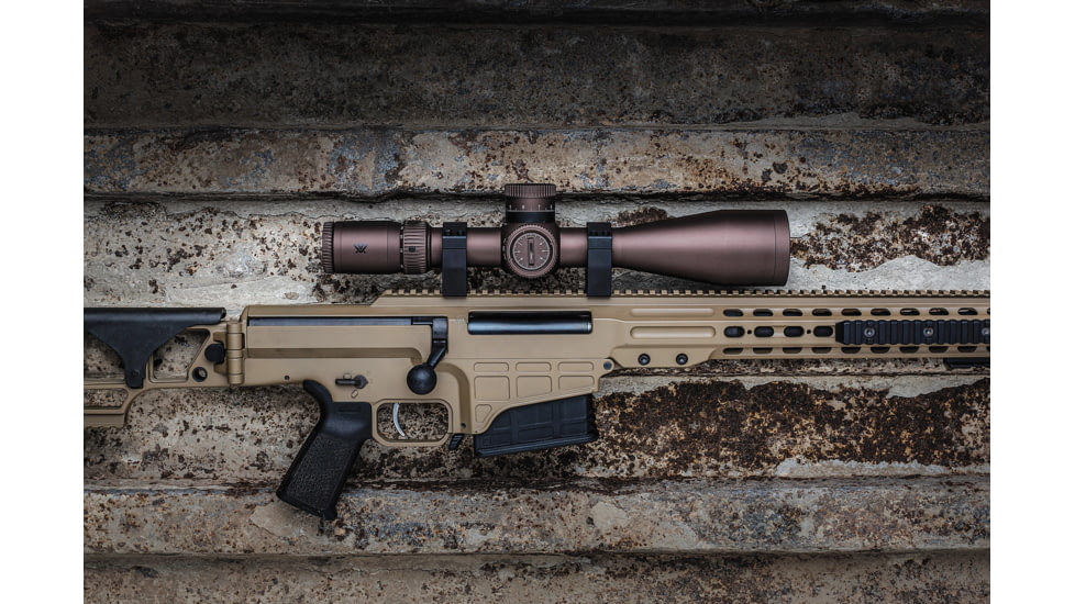 Vortex Razor HD Gen III Rifle Scope, 6-36x56mm, 34 mm Tube, First Focal Plane, EBR-7D MRAD Reticle, Stealth Shadow, RZR-63602