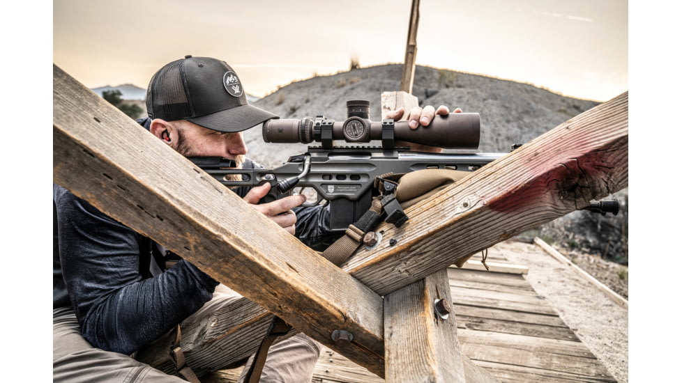 Vortex Razor HD Gen III Rifle Scope, 6-36x56mm, 34 mm Tube, First Focal Plane, EBR-7D MRAD Reticle, Stealth Shadow, RZR-63602