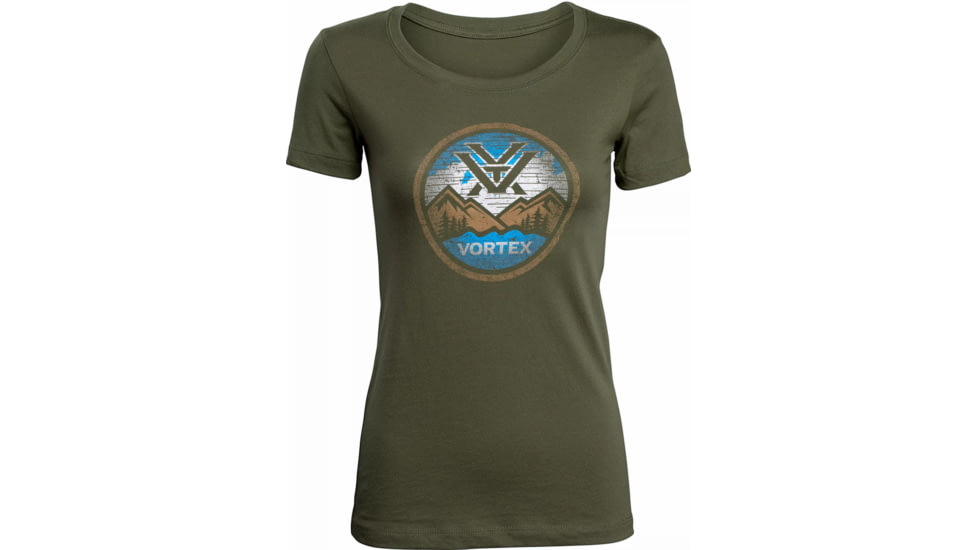 Vortex Reflection Lake T-Shirt - Women's, Extra Large, Military Green, 220-63-MGRXL