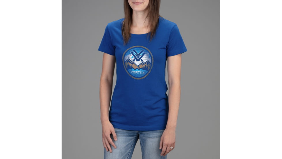 Vortex Reflection Lake T-Shirt - Womens, Royal Heather, Extra Large, 220-63-ROYXL