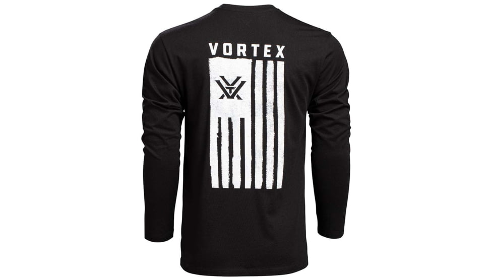 Vortex Salute LS T-Shirt - Men's, Extra Large, Black, 222-02-BLKXL