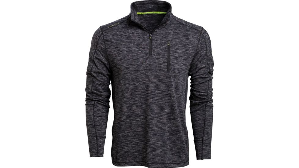 Vortex Scout-About Quarter Zip - Mens, Black Heather, Large, 120-03-BLHL