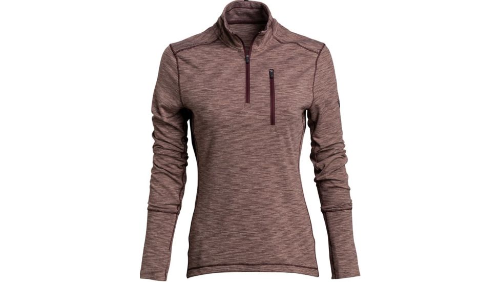 Vortex Scout-About Quarter Zip Top - Women's, Large, Peppercorn, 120-14-PEPL