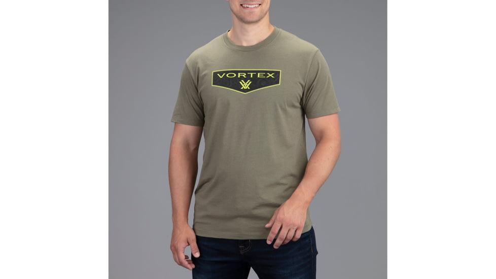 Vortex Shield T-Shirt - Mens, Military Heather, 2X, 220-50-MIH2X