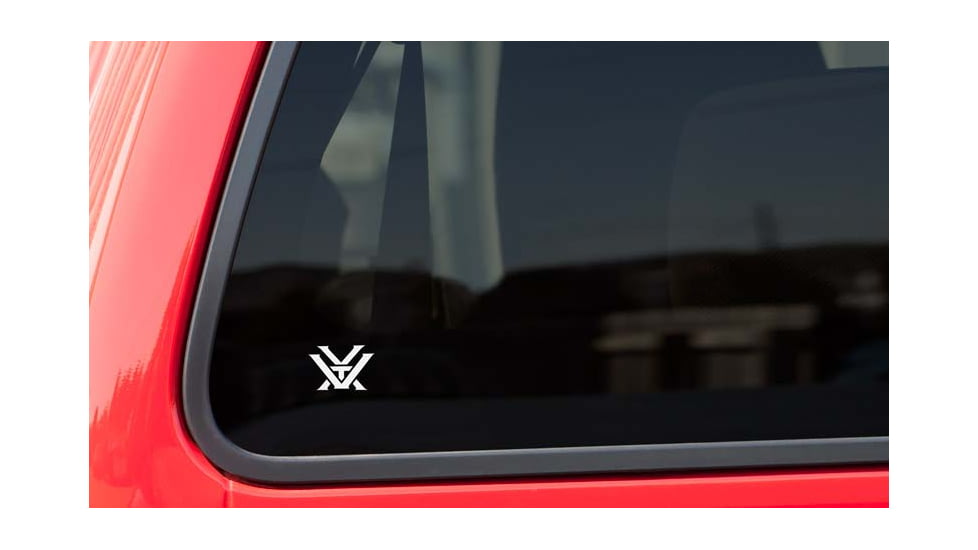 Vortex Small Vinyl Decal, White, DECAL-SM