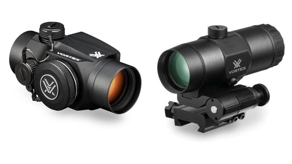 Vortex SPARC II Red Dot 2 MOA with 3x Magnifier with Flip Mount