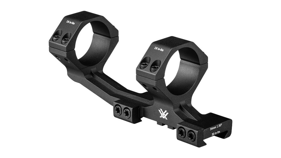 Vortex Sport Cantilever AR-15 Riflescope Mount, 34mm, 1.50in Height, Black, SCM-34-150