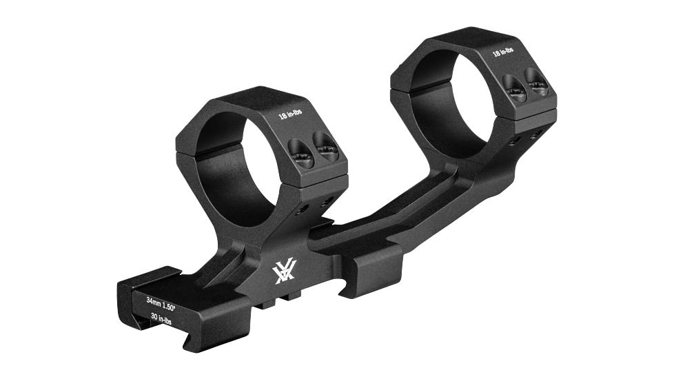 Vortex Sport Cantilever AR-15 Riflescope Mount, 34mm, 1.50in Height, Black, SCM-34-150