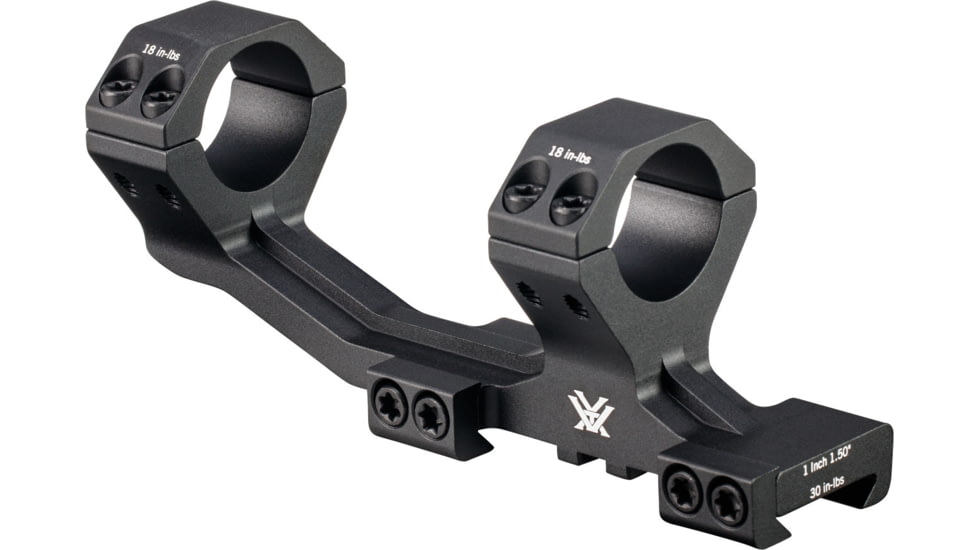 Vortex Sport Cantilever Mount, 30mm, 1.50in Height, Black, SCM-30-150