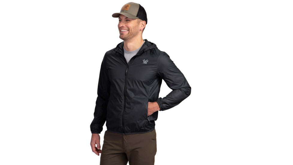 Vortex Storm Silencer Pro Rain Breaker - Mens, Small, Black, 123-04-BLKS