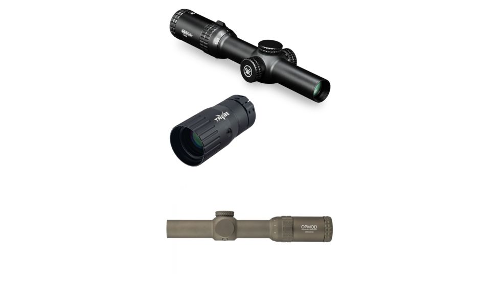 Vortex Strike 1-6x24mm Eagle Scope AR-BDC Reticle, Black, Tan