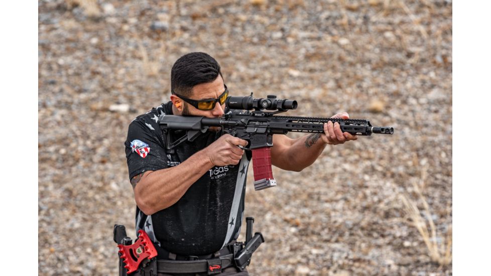 Vortex Strike Eagle 1-6x24 mm Rifle Scope, 30 mm Tube, Second Focal Plane, Black, Matte, Red AR-BDC3 Reticle, MOA Adjustment, SE-1624-2