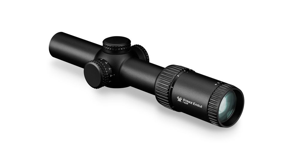 Vortex Strike Eagle 1-8x24mm Rifle Scope, 30mm Tube, Illuminated, Glass-Etched AR-BDC2 Reticle, Black SE-1824-1