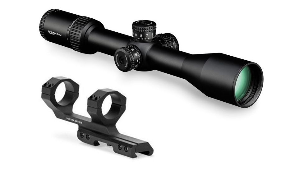 Vortex Strike Eagle 3-18x44 Rifle Scope w/ 2in Mount CM-202