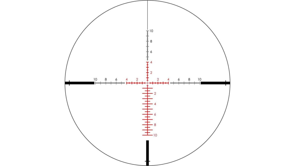 Vortex Strike Eagle 4-24x50mm Rifle Scope, 30mm Tube, Second Focal Plane, EBR-4 MRAD Reticle, Black, SE-1628