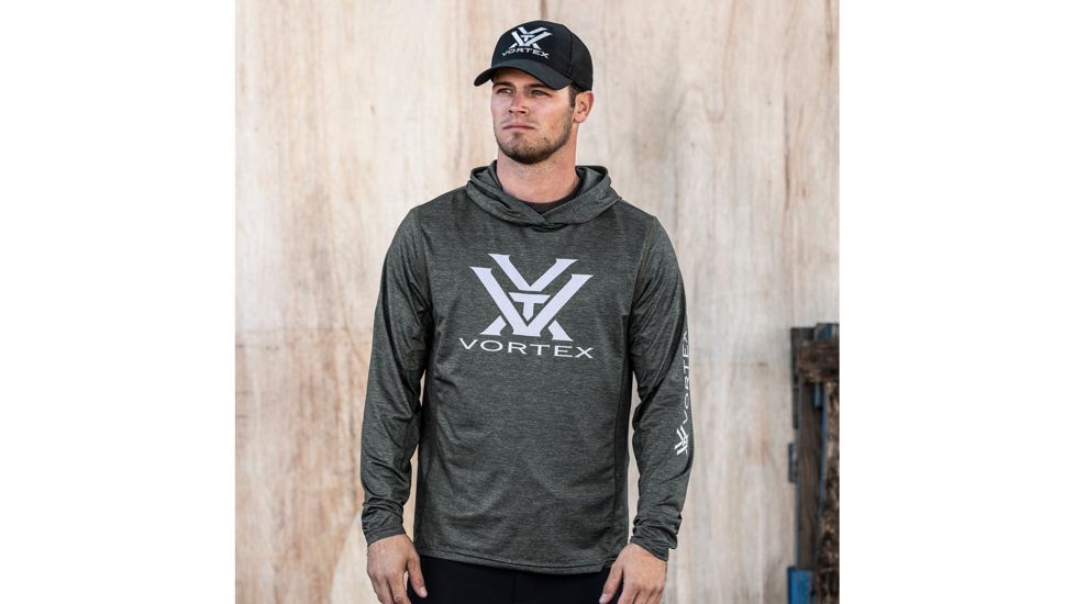 Vortex Sun Slayer Hoodie - Mens, Olive Heather, Extra Large, 119013-OLH-XL