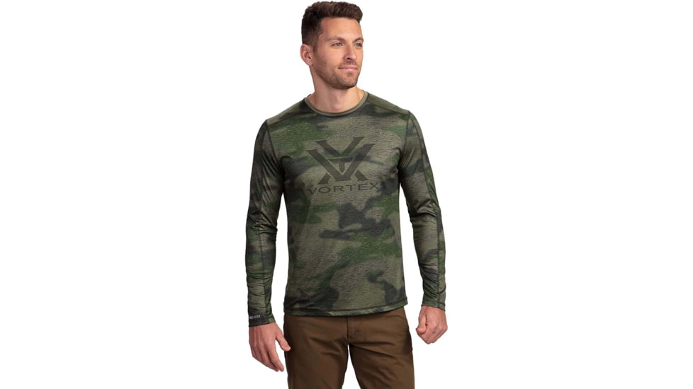 Vortex Sun Slayer Long Sleeve Shirt - Mens, Forest Camo, XL, 121-19-FCAXL