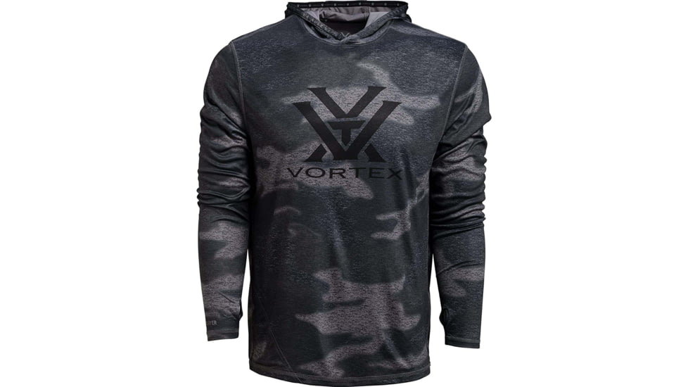 Vortex Sun Slayer LS Hoodie - Men's, 3XL, Black Camo, 121-20-BCA3X