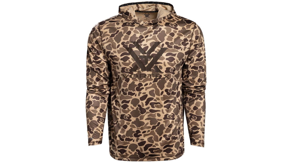 Vortex Sun Slayer LS Hoodie - Men's, Medium, Waterfowl Camo, 121-20-WCAM