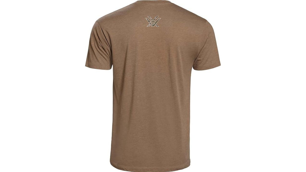 Vortex Three Peaks Short Sleeve T-Shirts - Mens, Coyote Heather, XL, 121-10-CHEXL