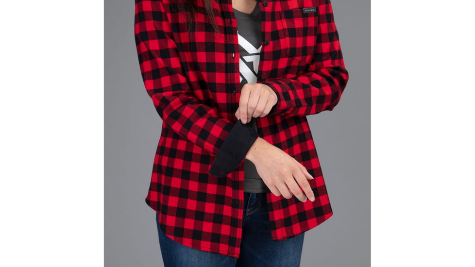 Vortex Timber Rush Flannel - Womens, Red Buffalo, Extra Large, 220-26-RBOXL