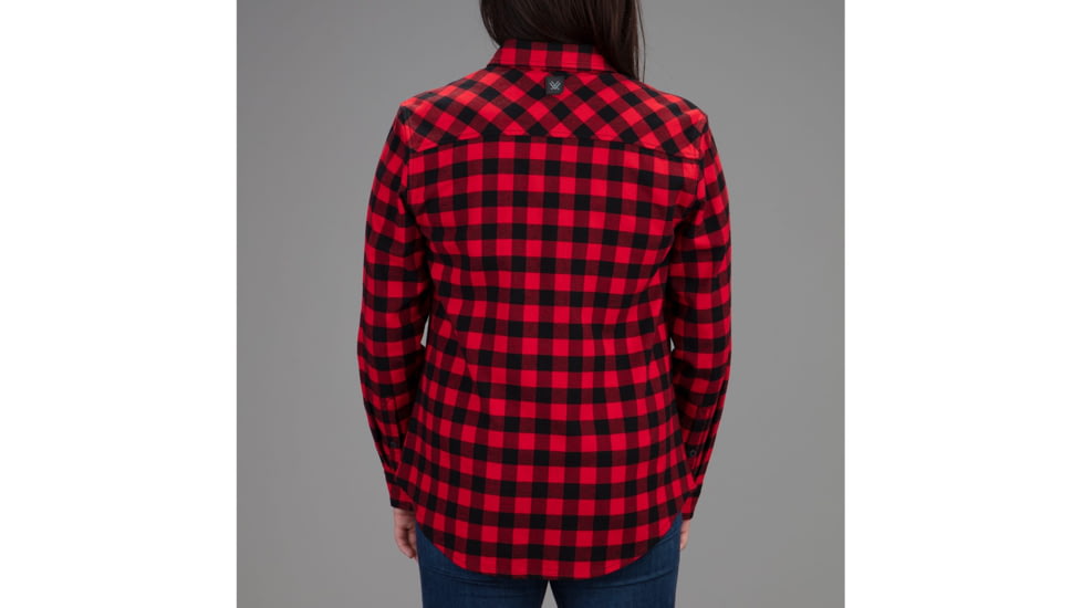 Vortex Timber Rush Flannel - Womens, Red Buffalo, Extra Large, 220-26-RBOXL