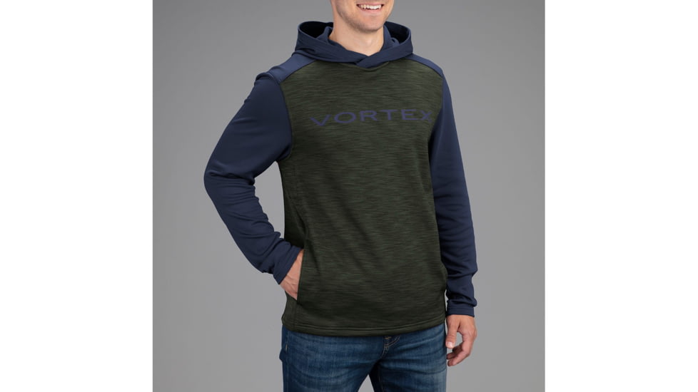 Vortex Tracker Hooded Pullover - Mens, Forest, 2X, 220-21-FOR2X