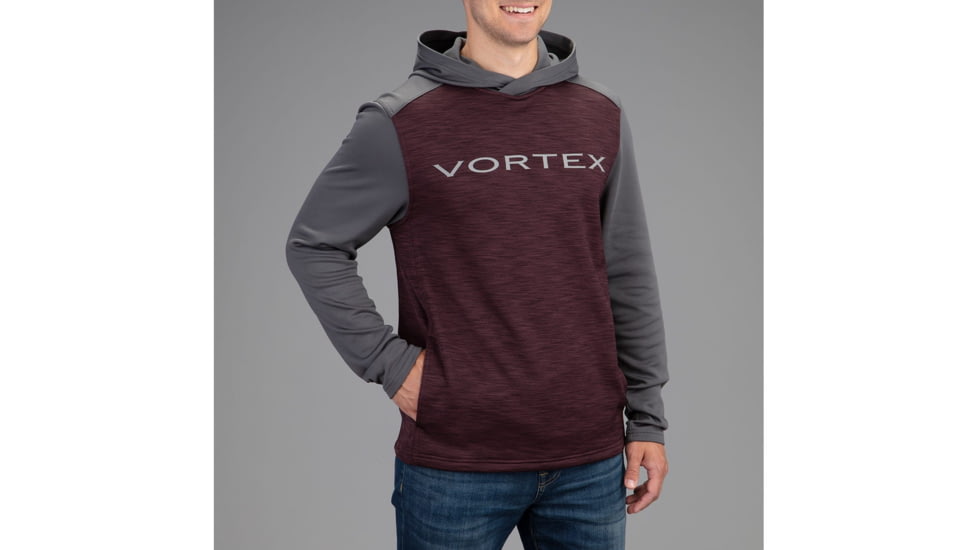 Vortex Tracker Hooded Pullover - Mens, Rich Mahogany, Small, 220-21-RMAS