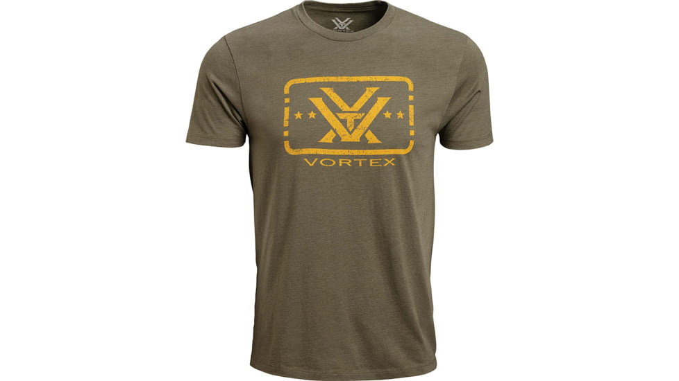 Vortex Trigger Press SS T-Shirt - Men's, 3XL, Military Heather, 122-01-MIH3X
