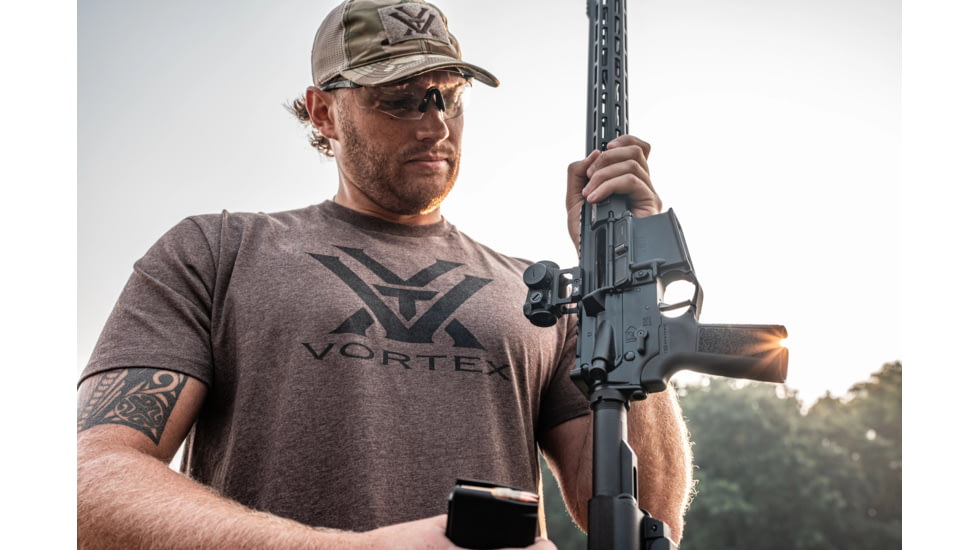 Vortex Triumph 1x Reflex Red Dot Sight, 2 MOA Dot Reticle, Black TRI-RD2