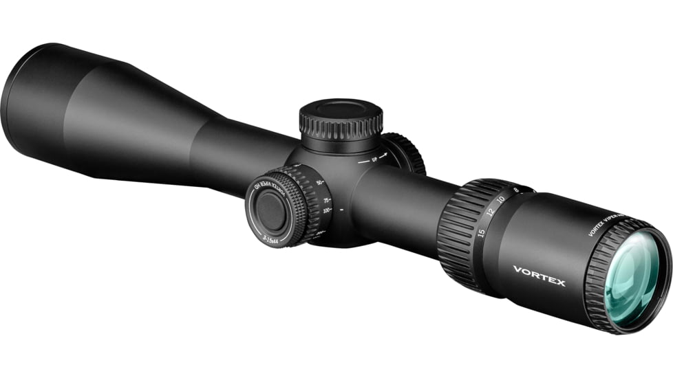 Vortex Viper HD 3-15x44 Rifle Scope, 30mm Tube, Second Focal Plane, Dead-Hold BDC MOA Reticle, Black, VPR-31501