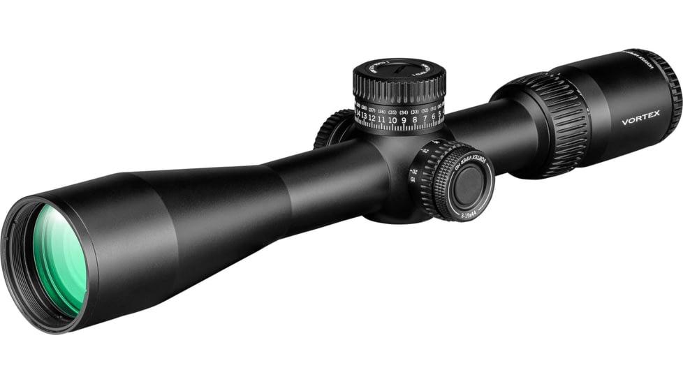Vortex Viper HD 3-15x44 Rifle Scope, 30mm Tube, Second Focal Plane, VMR-3 MOA Reticle, Black, VPR-31502