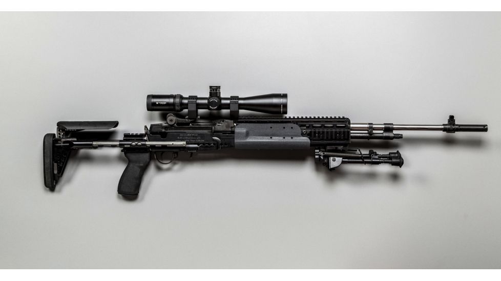 Vortex Viper HS-T 4-16x44 mm Rifle Scope, 30 mm Tube, Second Focal Plane, Black, Hard Anodized, Non-Illuminated VMR-1 MRAD Reticle, Mil Rad Adjustment, VHS-4308