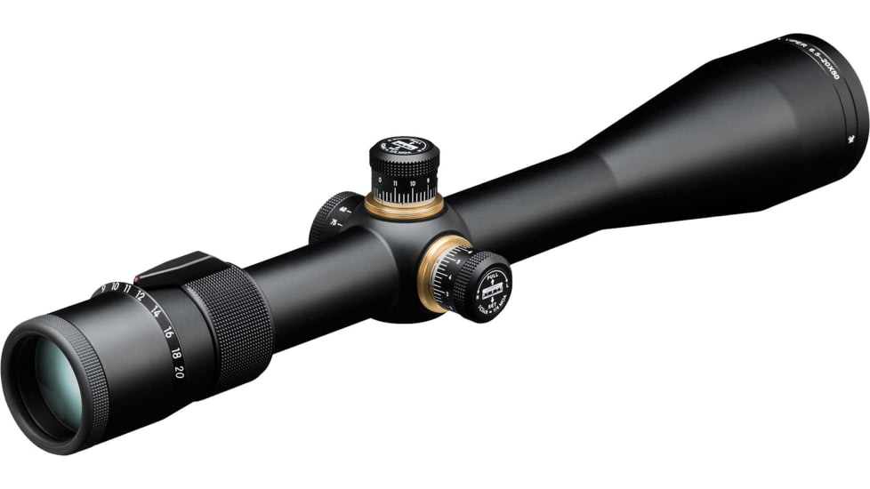 Vortex Viper PA 6.5-20x50mm Rifle Scope, 30mm Tube, Second Focal Plane, Black, Hard Anodized, Non-Illuminated Dead-Hold BDC Reticle, MOA Adjustment, VPR-M-06BDC