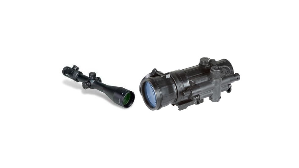 Vortex Viper PST 4-16x50 FFP Rifle Scope with EBR-1 MRAD Reticle and Armasight Co-mr-qs Night Vision Medium Range Clip-on System Quicksilver White Phosphor Generation 2+ w/adapter #4