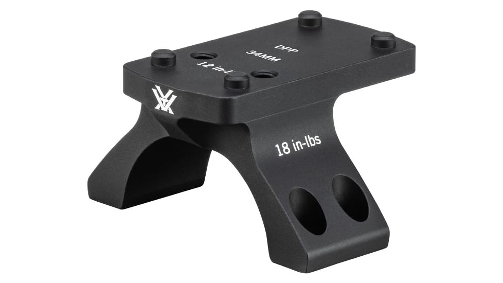 Vortex Pro 12 O'Clock Red Dot Sight Mount, Black, Deltapoint Pro, 34mm /1.08in, PR34-12RDM