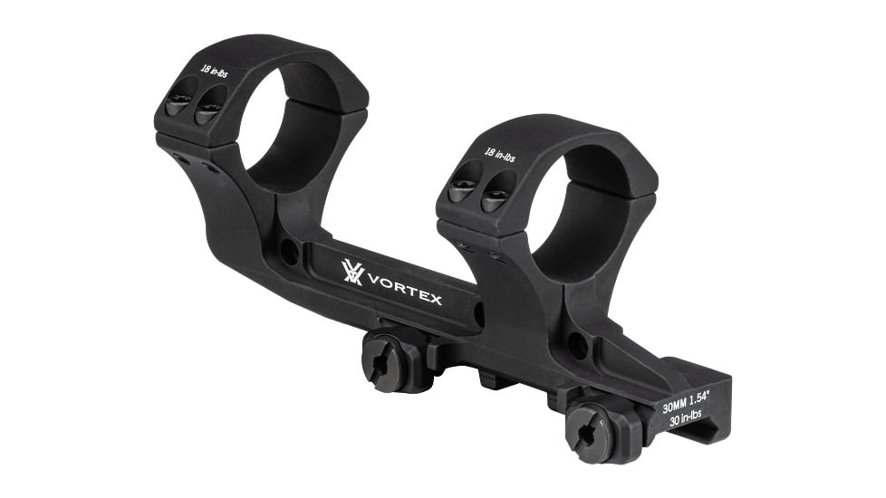 Vortex Pro Cantilever AR-15, AR-10 Mount, Black, 30mm/1.54in, PCM-30-154