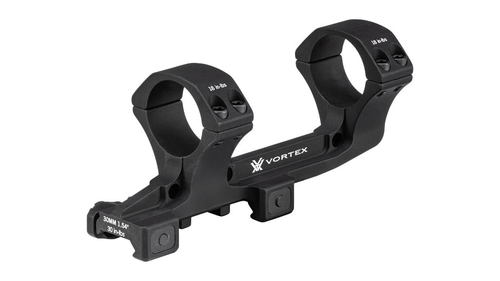 Vortex Pro Cantilever AR-15, AR-10 Mount, Black, 30mm/1.54in, PCM-30-154