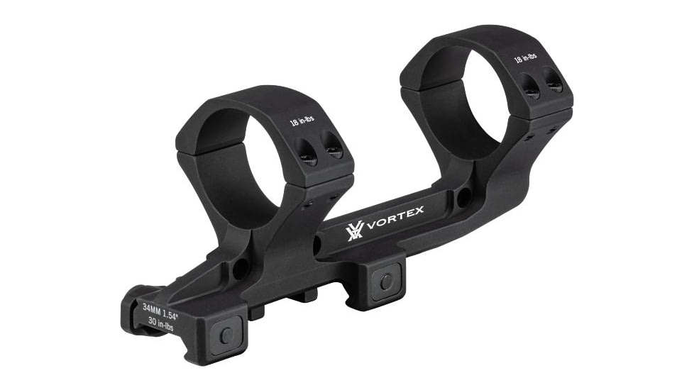 Vortex Pro Cantilever AR-15, AR-10 Mount, Black, 34mm/1.54in, PCM-34-154