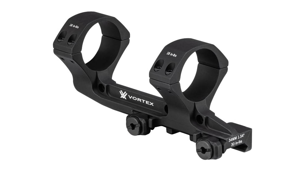 Vortex Pro Cantilever AR-15, AR-10 Mount, Black, 34mm/1.54in, PCM-34-154