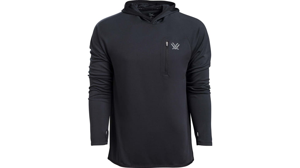 Vortex Weekend Rucker Hooded Long Sleeve - Men's, Black, 3XL, 121-24-BLK3X