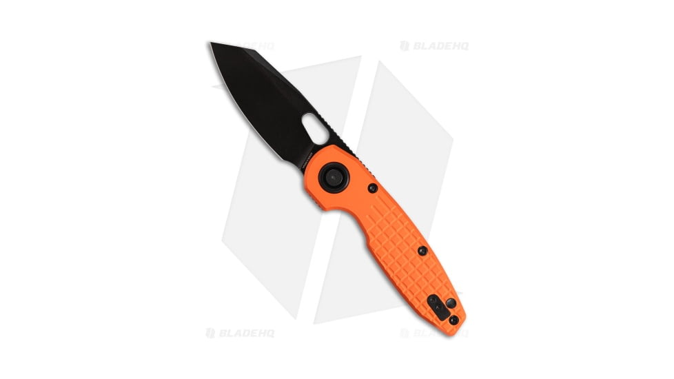 Vosteed Ankylo Vanchor Folding Knife, 3.18in, ELMAX, Reverse Tanto Blade, Aluminum Orange Handle, Black/Orange, 7.75in, BHQ-203329