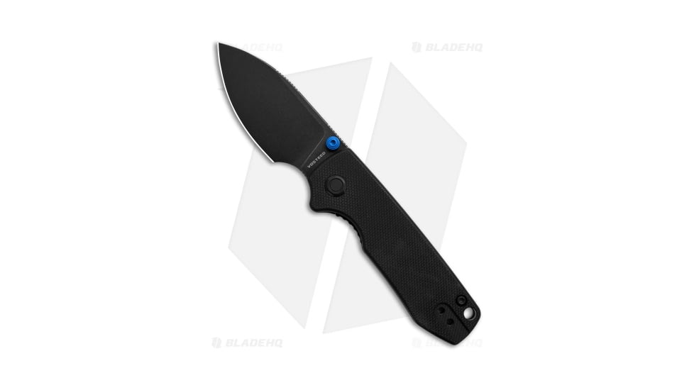 Vosteed Raccoon Cub Folding Knife, 2.30in, Sandvik 14C28N, Drop Point Blade, G10 Black Handle, Black/Black, 5.53in, BHQ-204817