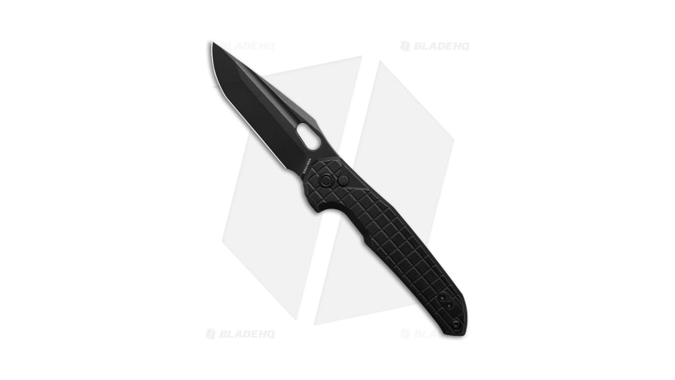 Vosteed Thunderbird Folding Knife, 3.25in, ELMAX, Tanto Blade, Titanium Black Handle, Black/Black, 7.73in, BHQ-192665