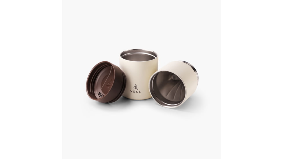 VSSL Nest Pour-Over Coffee Kit, Cream/Coffee, B144251-000