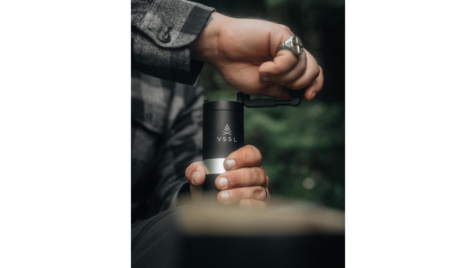 VSSL Nest Pour-Over Coffee Kit w/Java G25 Grinder Gift Set, Black, B145000-000